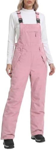 DAFENGEA Women's Ski Snow Bibs Adjustable Straps Overalls