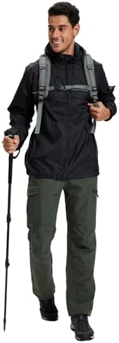 Men's Snow Pants Ski Softshell Warm Outdoor Fleece Lined Insulated Waterproof Winter Work Travel Hiking Pants