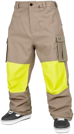 Volcom Men's Nwrk Baggy Snowboard Pant – 10k Waterproof Breathable 2-layer