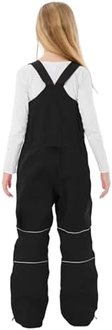 GSOU SNOW Kids Snow Bibs Girls Boys Snow Pants Ski Bibs Overalls(3-16Years)