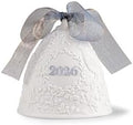 LLADRÓ Christmas Bell Year 2026 Blue. Decorative Ornament in Matte Porcelain with Blue Details. Porcelain Christmas Bell
