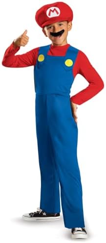 Disguise Nintendo Super Mario Costume, Officially Licensed Super Mario Brothers Boys Costume