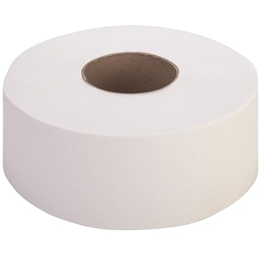 Genuine Joe Jumbo Roll Bath Tissue, 3.3" x 1000', 2-Ply, Natural, 12 Count