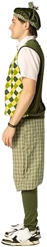 Rasta Imposta Old Tyme Golfer Costume, Green, Men's Size 38-44