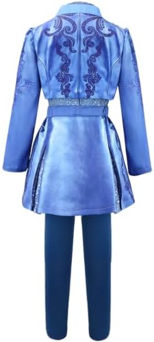 Kids Royal Princess Costume Girls Halloween Birthday Outfit Dress Up Set