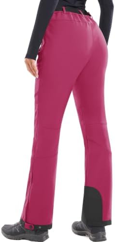 Heathyoga Snow Ski Pants Women Waterproof Softshell Insulated Winter Pants