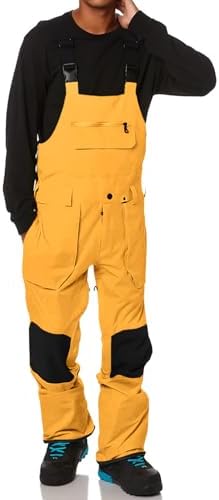 Men's Waterproof Insulated Snow Bib Overalls Ski Pants Snowboard