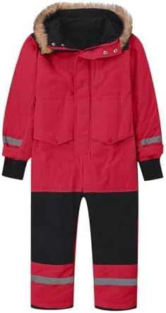 YRAETENM Snow Suit for Kids Boys Girls One Piece Snowsuit Girls and Boys Waterproof Insulated Winter Jumpsuit Coveralls