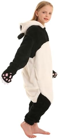 Animal Onesie Pajamas for Kids, Soft Flannel Halloween Cosplay Costume for Boys Girls