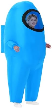 Inflatable Costume for Kids,Halloween Costumes Funny Blow Up Space Suit Costumes,Cosplay Game Fans