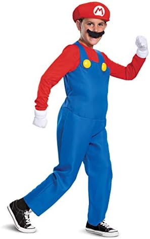Disguise Nintendo Super Mario Costume for Kids, Deluxe Officially Licensed Super Mario Costume