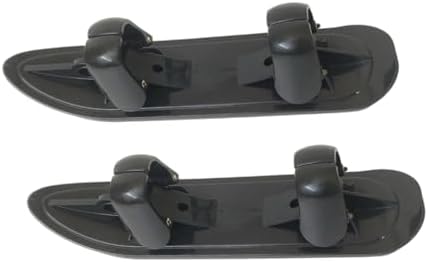 Colaxi 2 Pieces Snow Skis Snow Sledge Balance Bike into Sled Snowmobile Skiing Sled Attachment for Lakeside