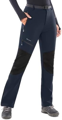 Snow Pants Womens Ski Pants Waterproof Insulated Softhell fleece lined