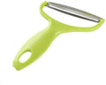 Vegetable Peeler, Cucumber Slicer Cabbage Shredder Stainless Steel Vegetable Peeler Cutter Wide Mouth Fruit Salad Potato Graters Knife Cooking Kitchen Gadgets-Blue(Green)