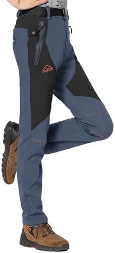 Rdruko Women's Snow Pants Waterproof Insulated Fleece Thermal Ski Hiking Snowboard Pants