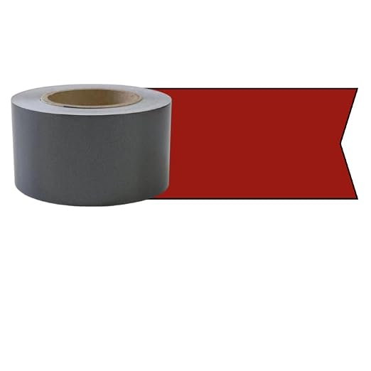 Universal/TFX 2" x 50' Solid Pinstripe Automotive Pinstriping Tape for Cars, Trucks, suvs, and More (078 Dark Red)