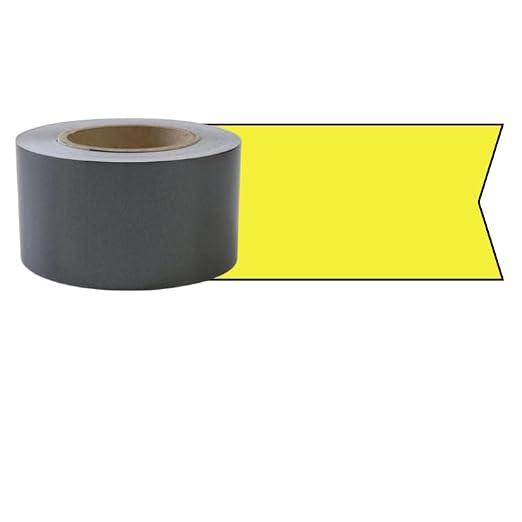 Universal/TFX 2" x 50' Solid Pinstripe Automotive Pinstriping Tape for Cars, Trucks, suvs, and More (145 Canary Yellow)