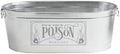 Let's Make Memories Personalized Beverage Tub - Halloween Party - Halloween Decorations - Galvanized Metal Drink Tub - Trick or Treat Candy Bowl - 5.5 Gallons - Pick Your Poison