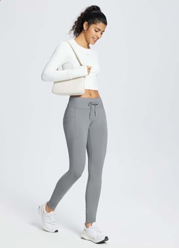baleaf Women's Fleece Lined Leggings Tights Water Resistant Hiking Pants