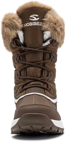 HOBIBEAR Women's Winter Snow Boots Warm Faux Fur