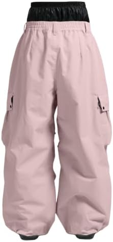 GSOU SNOW Women Men Baggy Snowboard Pants Ski Snow Pants Waterproof