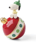 Lenox Snoopy Christmas Cookie Jar, Christmas, Kitchen, Festive Holiday Decor