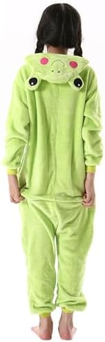Animal Onesie Pajamas for Kids, Soft Flannel Halloween Cosplay Costume for Boys Girls
