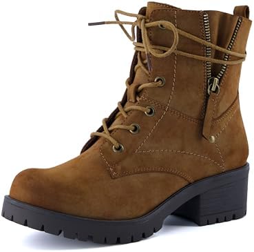 dunes Kobe Combat Ankle Boots for Women