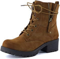 dunes Kobe Combat Ankle Boots for Women