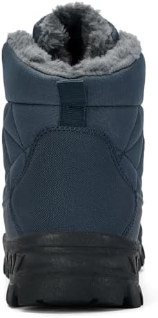 UPSOLO Men's Winter Warm Snow Work Boots
