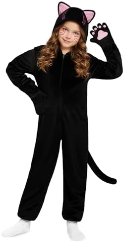 Halloween Cat Costume for Girls - Animal Costume Dress Up Gifts for Kids