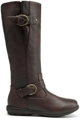 DREAM PAIRS Women's Faux Fur-Lined Knee High Winter Boots Fall Tall Boots