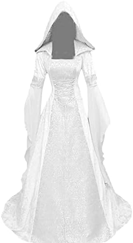Women Deluxe Witch Dress Renaissance Vampire Halloween Costume