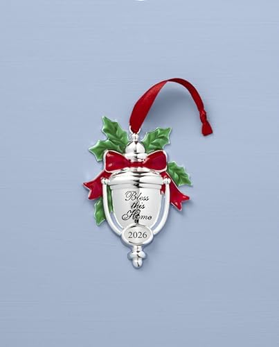 Lenox 2026 Bless This Home Silverplate Ornament