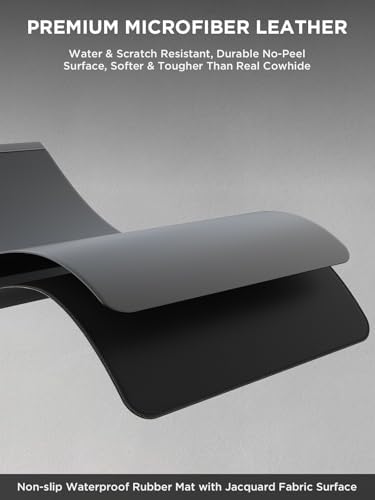 2nd Gen Wireless Charging Desk Mat,3-in-1 Foldable Phone Holder Mouse Pad