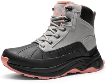 NORTIV 8 Women's Waterproof Hiking Boots Outdoor Trekking Camping Trail Hiking Boots