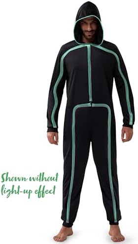 Spooktacular Creations Halloween Costume Adult Glow in the Dark Costume Men