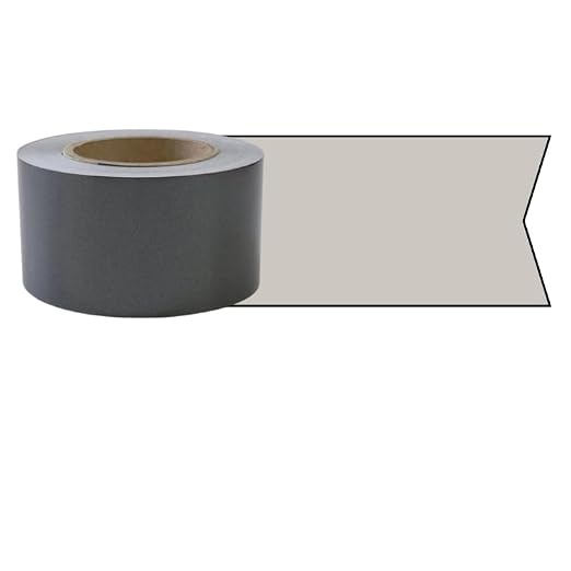 Universal/TFX 2" x 50' Solid Pinstripe Automotive Pinstriping Tape for Cars, Trucks, suvs, and More (135 Light Ash Gray)