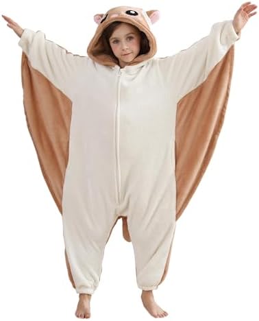 SimZoo Kids Animal Onesie Pajamas Halloween Costumes Cosplay 4-13Y