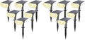 Linkind Solar Lights Outdoor Waterproof LED Spotlights Warm White 12 Pack