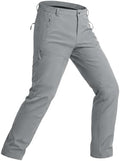 MAGCOMSEN Mens Snow Ski Pants Fleece Winter Outdoor Hiking Waterproof Pants