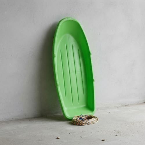 Peterkin Sledge - Huge 1.2M Long - Plastic Snow Sledge - Winter Lightning - Assorted Colours