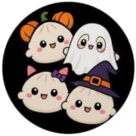 Squishy Dumpling Halloween Costume Kawaii PopSockets Adhesive PopGrip