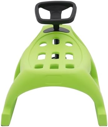 Snow Sled for Kids with Steering Wheel, Plastic Winter Sled with Pull Rope