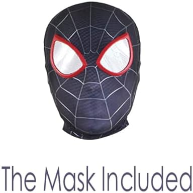 Adult Superhero Cosplay Costume Full Body Bodysuit with Mask, Stretchy Costume for Halloween, Christmas, Birthday Party