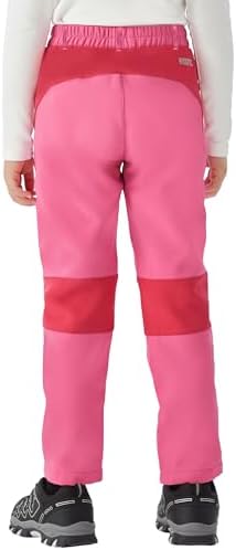 WULFUL Kids Waterproof Snow Ski Pants Boys Girls Outdoor Winter Fleece Hiking Insulated Snowboard Pants
