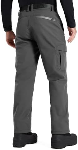 FREE SOLDIER Men's Outdoor Softshell Snow Ski Pants