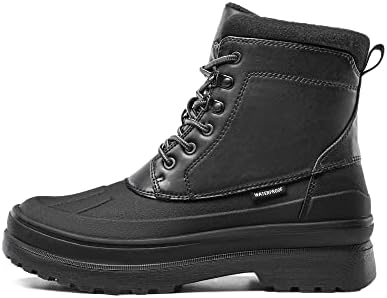 Bruno Marc Men's Insulated Waterproof Snow Boots