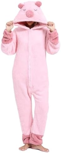 Adult Onesie Pajamas Animal One Piece Costume Halloween Cosplay for Women Men