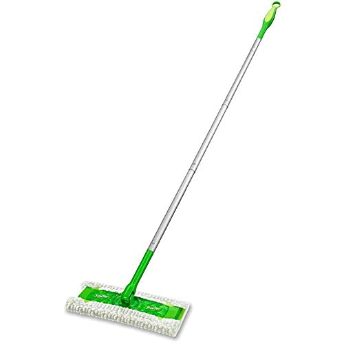 Swiffer Professional Duster Regular Sweeper Mop, 10-Inch Wide Floor Duster, Commercial Use on Hardwood, Tile or for Hand Dusting (Pack of 3)